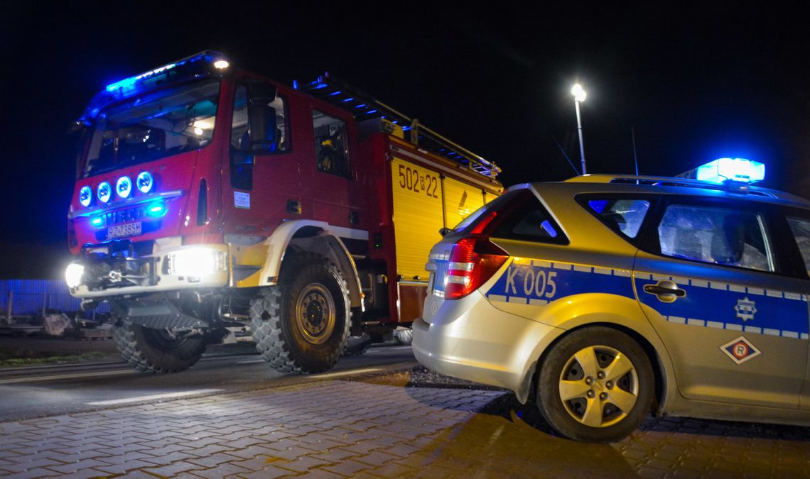 Pożar domu jednorodzinnego przy ul. Kredytowej w Mielcu. Jedna osoba poszkodowana