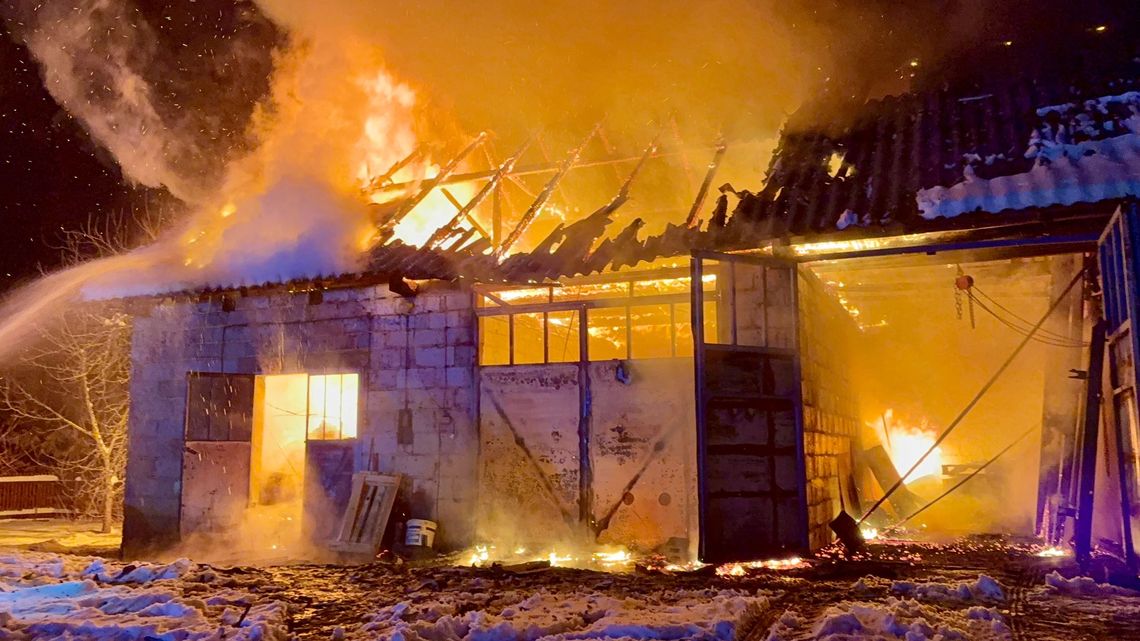 Ważne! Pożar w Borkach Nizińskich Ważne! Pożar w Borkach Nizińskich