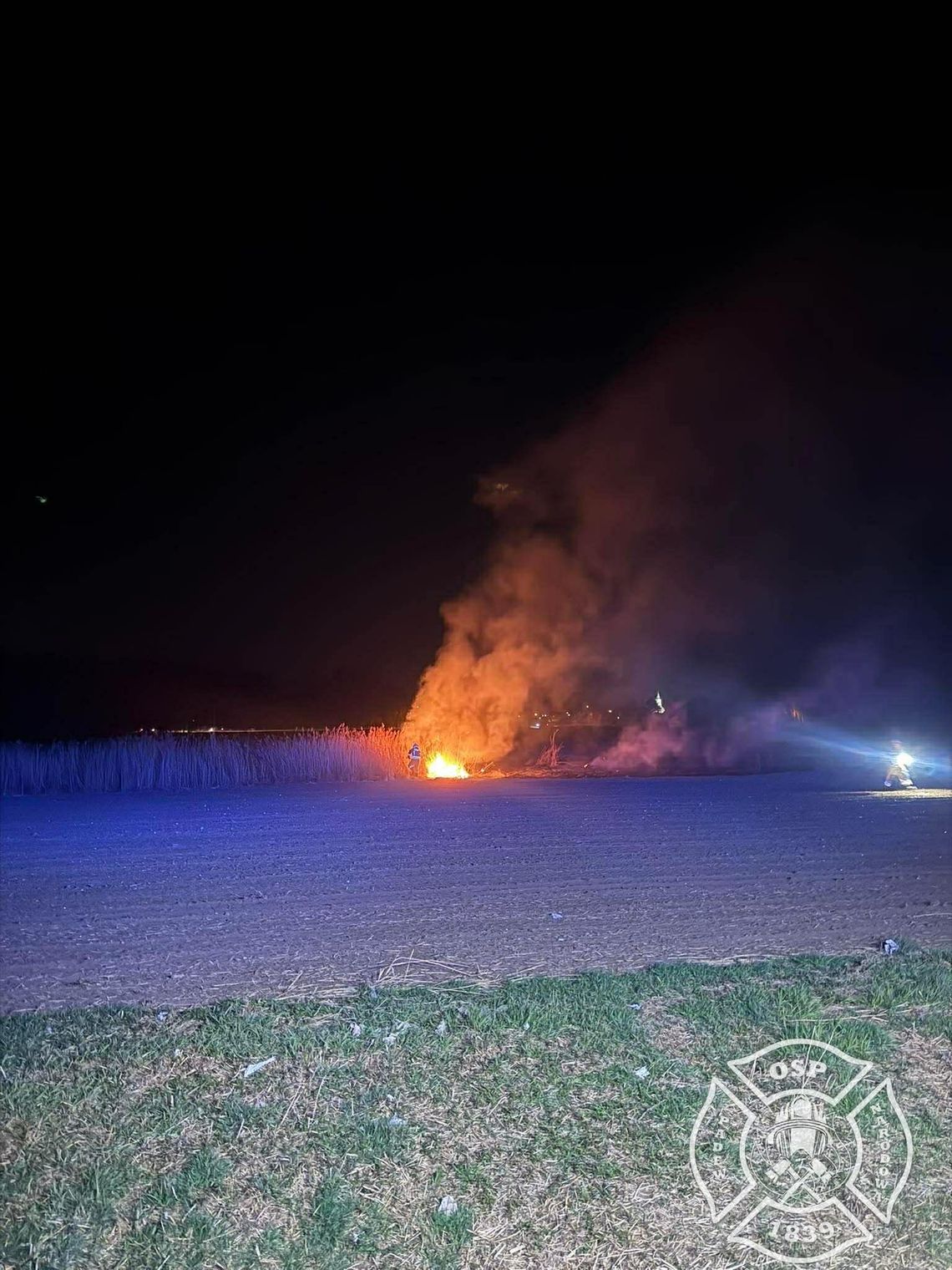 Pożar w miejscowości Padew Narodowa