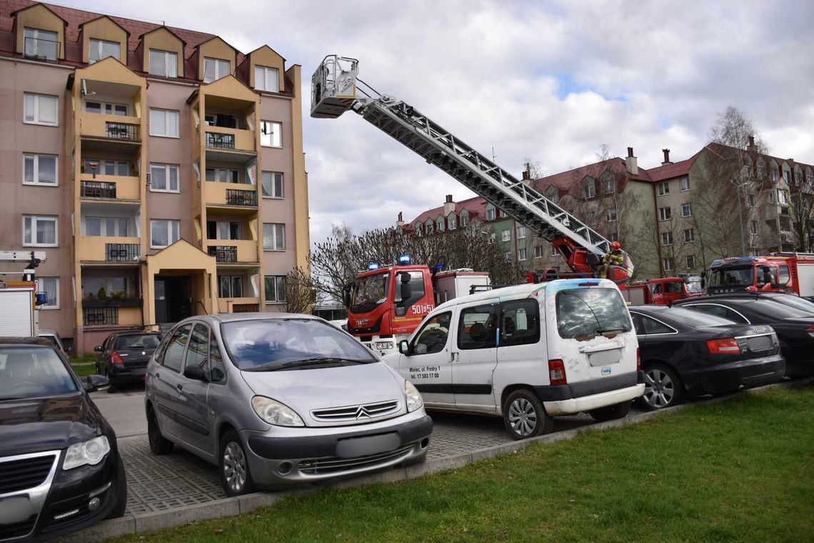 Pożar w mieszkaniu przy ul. Warneńczyka w Mielcu