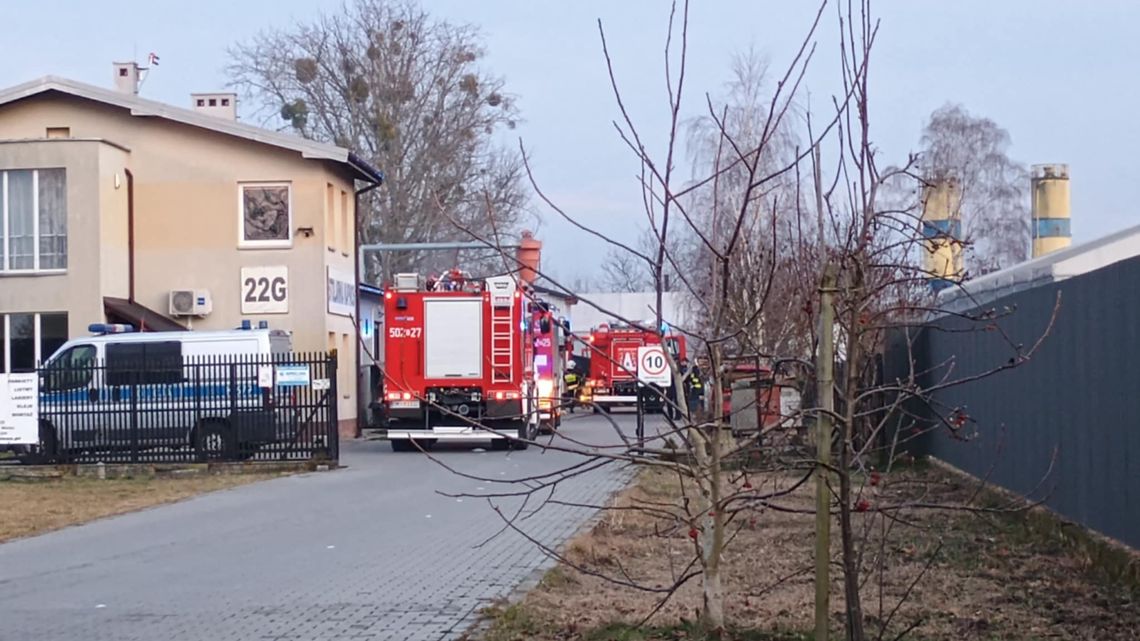 Pożar w stolarni zlokalizowanej w Mielcu