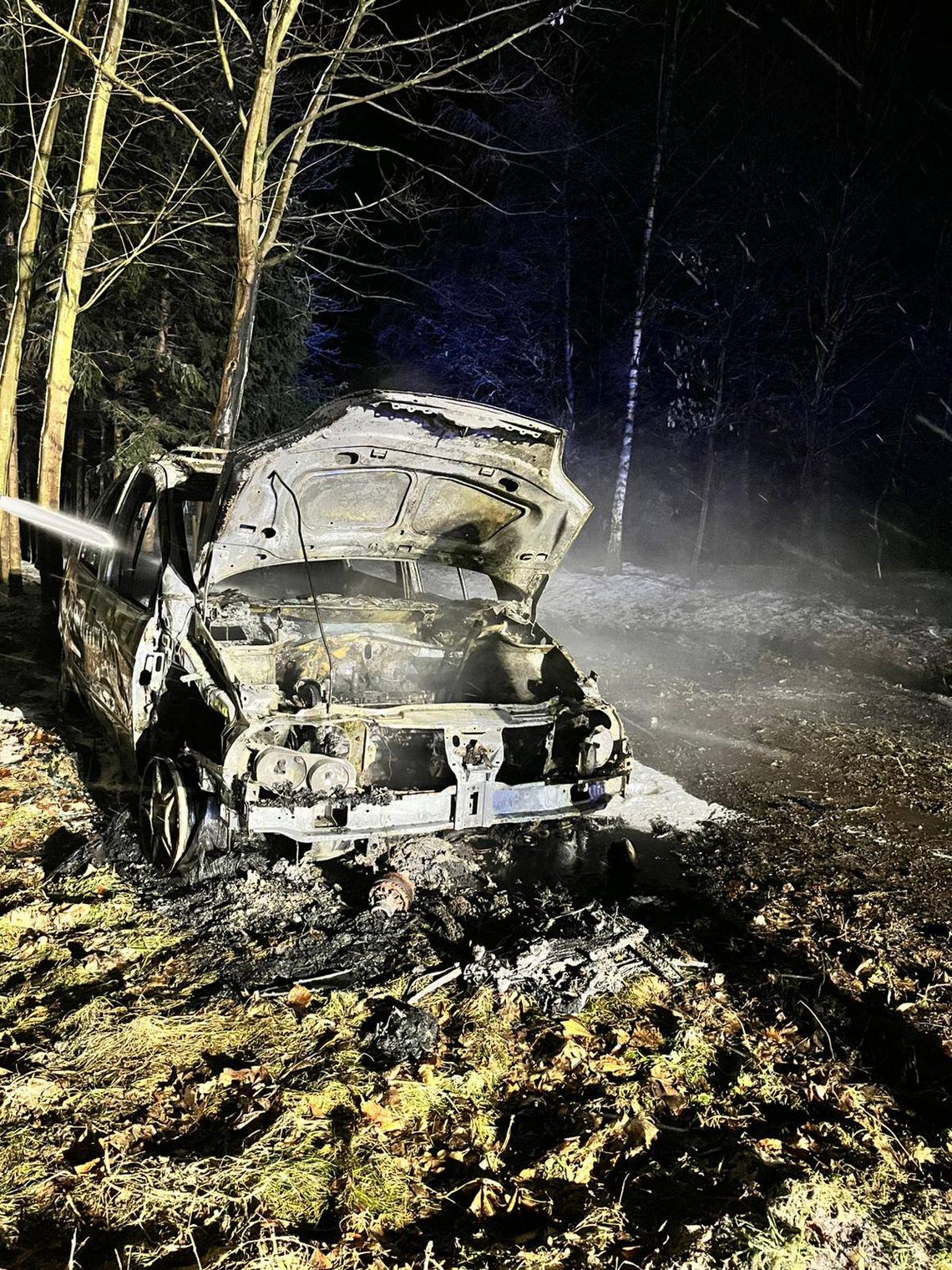 Pożaru samochodu osobowego