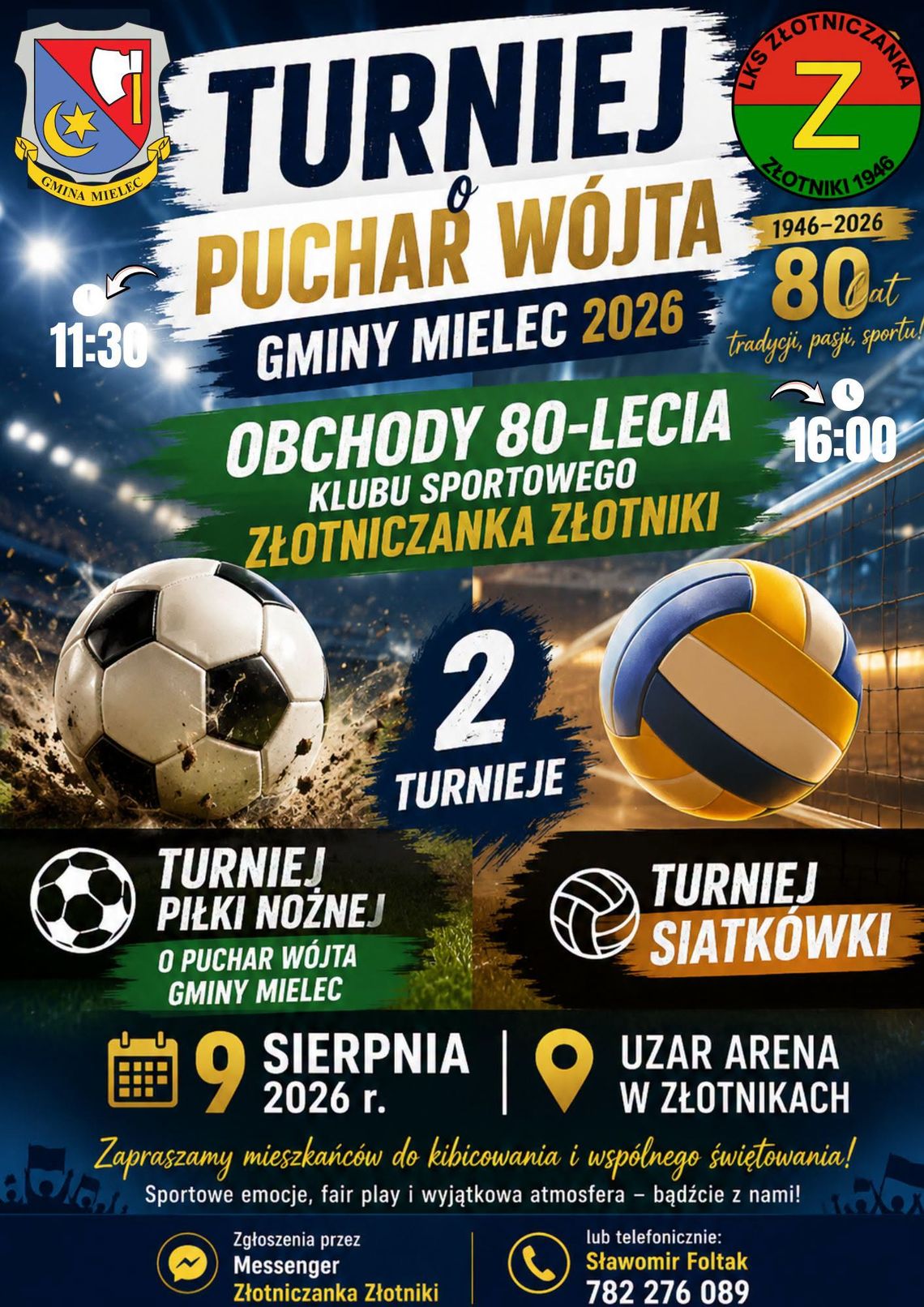 Przed nami sportowe emocje i wyjątkowy jubileusz w Złotnikach Przed nami sportowe emocje i wyjątkowy jubileusz w Złotnikach