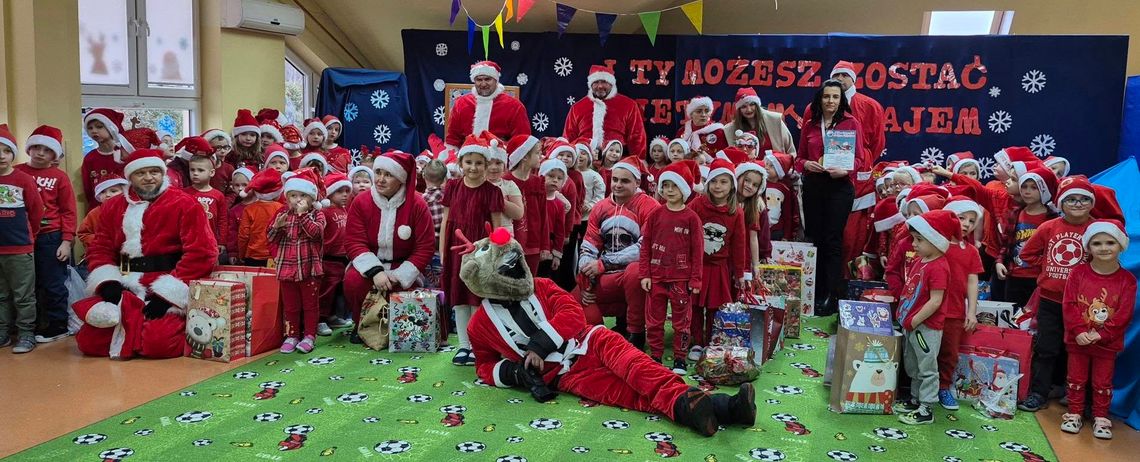 Przedszkolaki z Przecławia pracują z Mikołajem Przedszkolaki z Przecławia pracują z Mikołajem