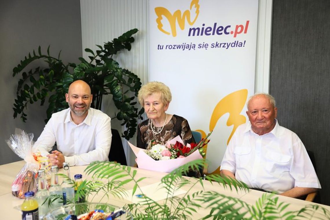 Przeżyli ze sobą 65 lat. Gratulacje jubilatom złożył prezydent Mielca