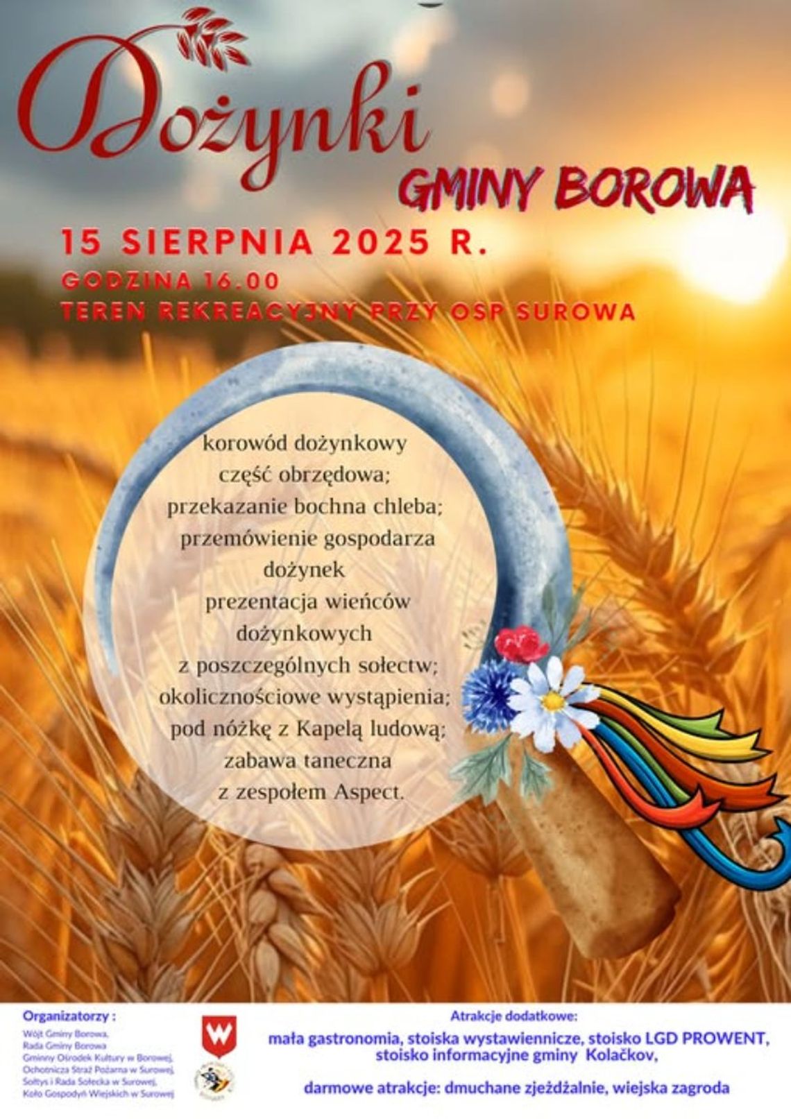 Przygotowania do Dożynek Gminy Borowa już rozpoczęte.