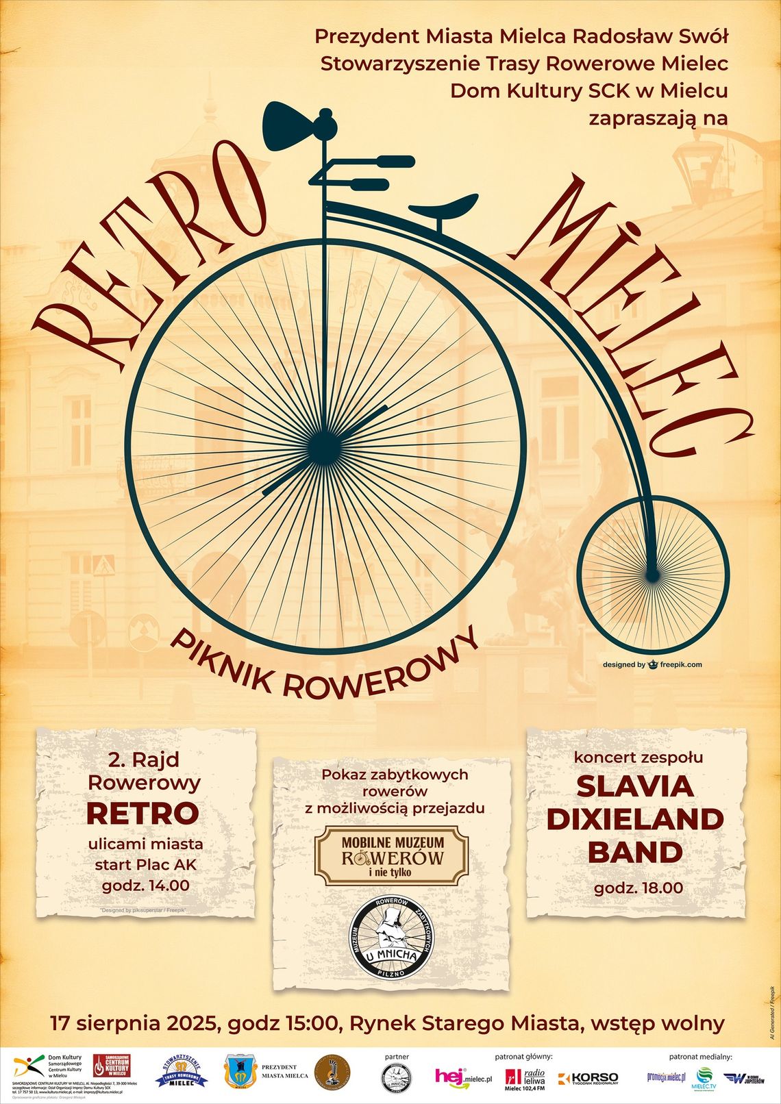 Retro Mielec wydarzenie na mieleckiej Starówce już w najbliższą niedzielę.