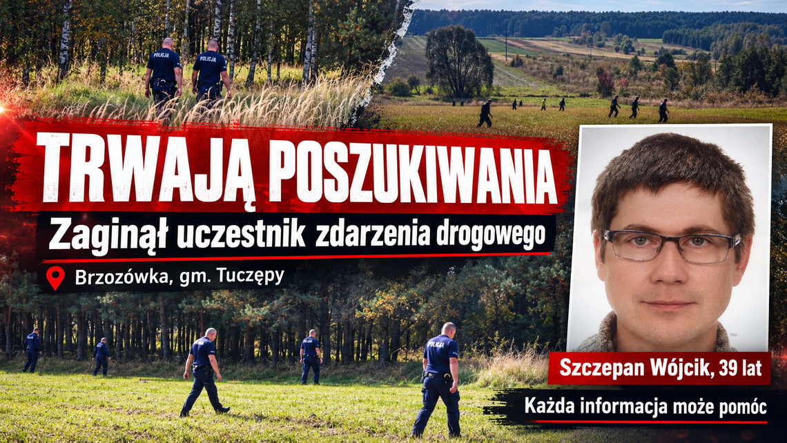 Samochód uderzył w słup i stanął w płomieniach. Kierowca zaginął! Trwają poszukiwania 39-latka Samochód uderzył w słup i stanął w płomieniach. Kierowca zaginął! Trwają poszukiwania 39-latka