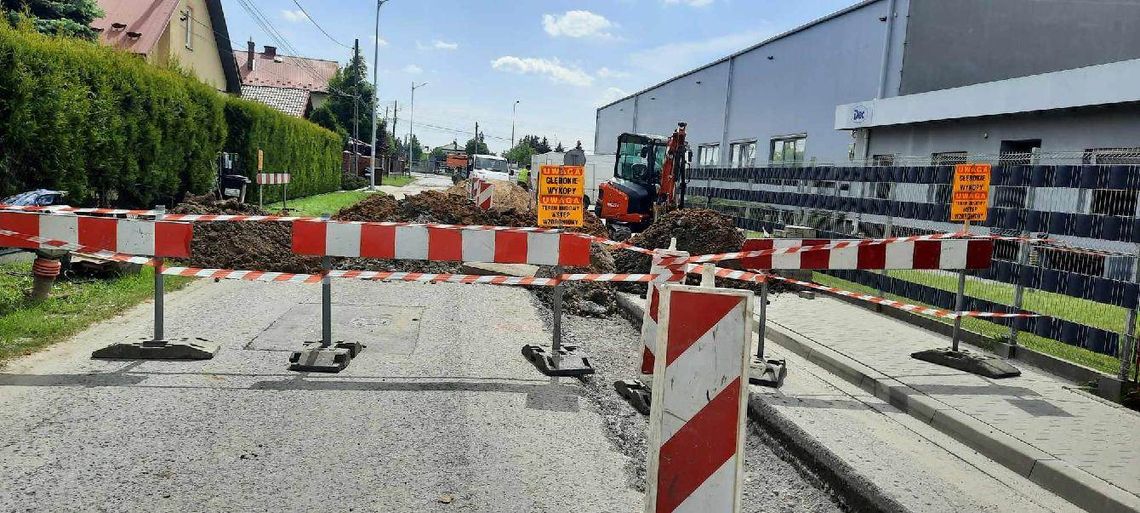 Skrzyżowanie ulic Krańcowej i Korczaka zamknięte. Trwają prace drogowe