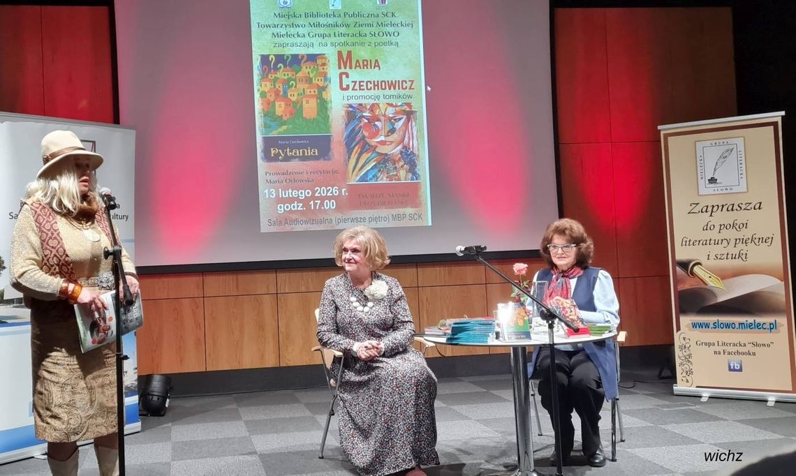 Spotkanie autorskie promujące tomiki Marii Czechowicz Spotkanie autorskie promujące tomiki Marii Czechowicz