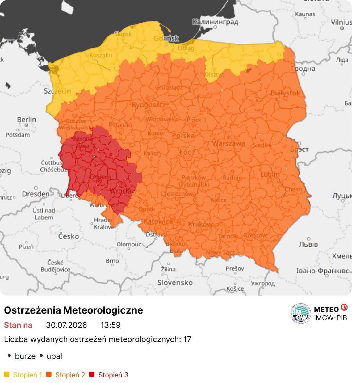 Upały i burze, to nas czeka