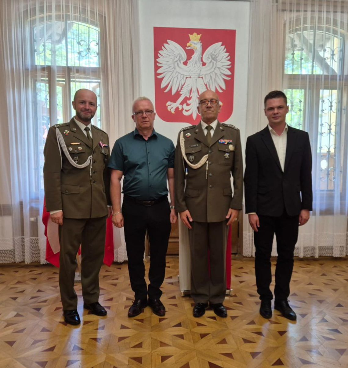 Uroczyste wręczenie patentu oficerskiego dla mieszkańca Gminy Wadowice Górne