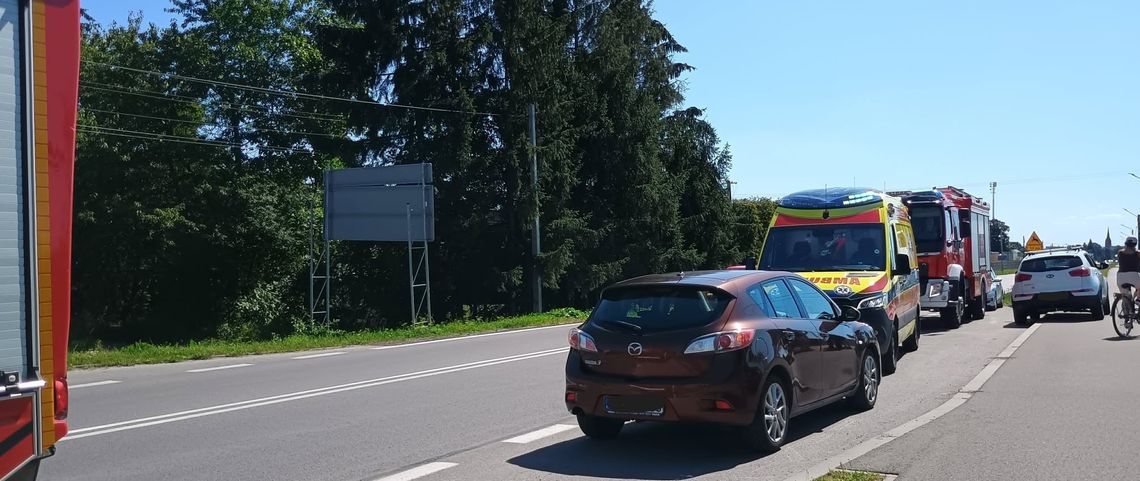 UWAGA! Potrącenie rowerzysty UWAGA! Potrącenie rowerzysty
