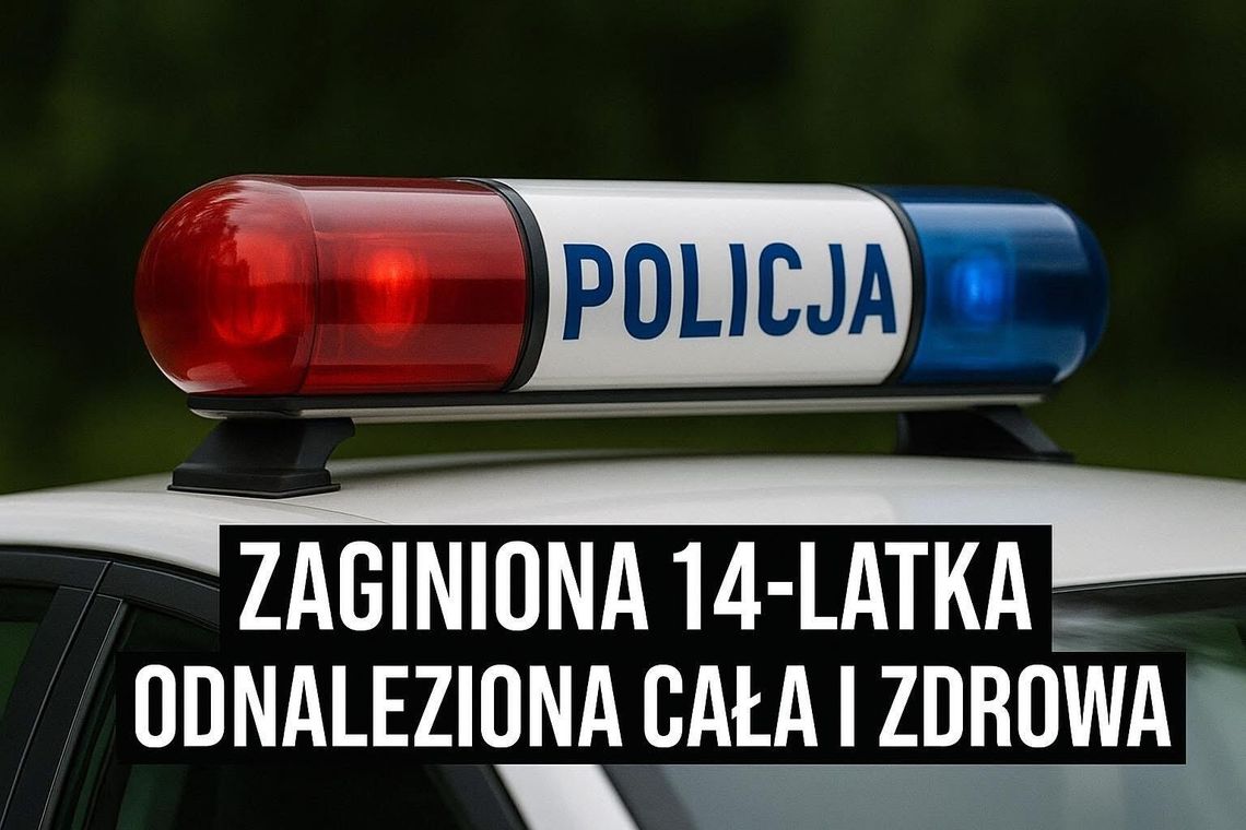 UWAGA: ZAGINĘŁA 14-LETNIA ALEKSANDRA SROKA Z MYŚLENIC