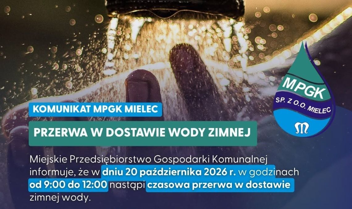 W Mielcu braknie wody już dzisiaj