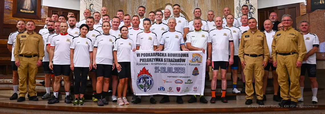 W piątek 21 sierpnia, wyruszyła VI Podkarpacka Rowerowa Pielgrzymka Strażaków