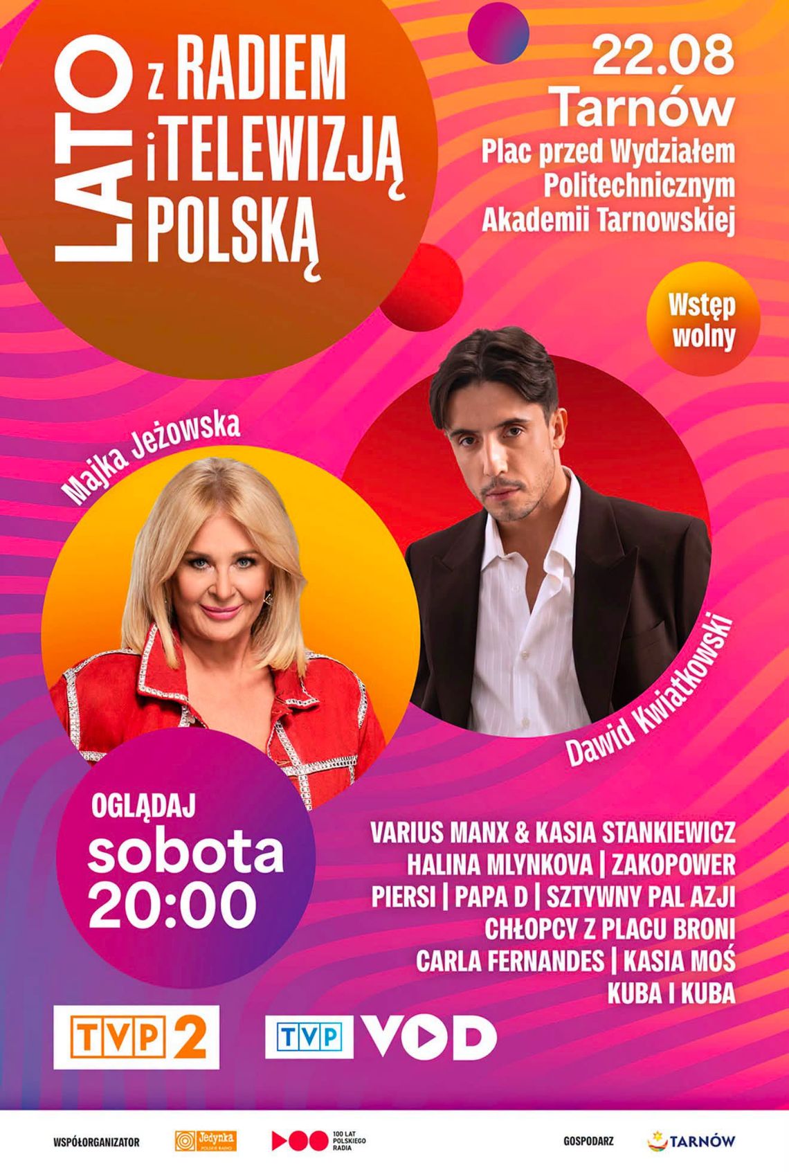 Wielkie granie i śpiewanie już dzisiaj w Tarnowie. Lato z radiem i Gwiazdami Wielkie granie i śpiewanie już dzisiaj w Tarnowie. Lato z radiem i Gwiazdami