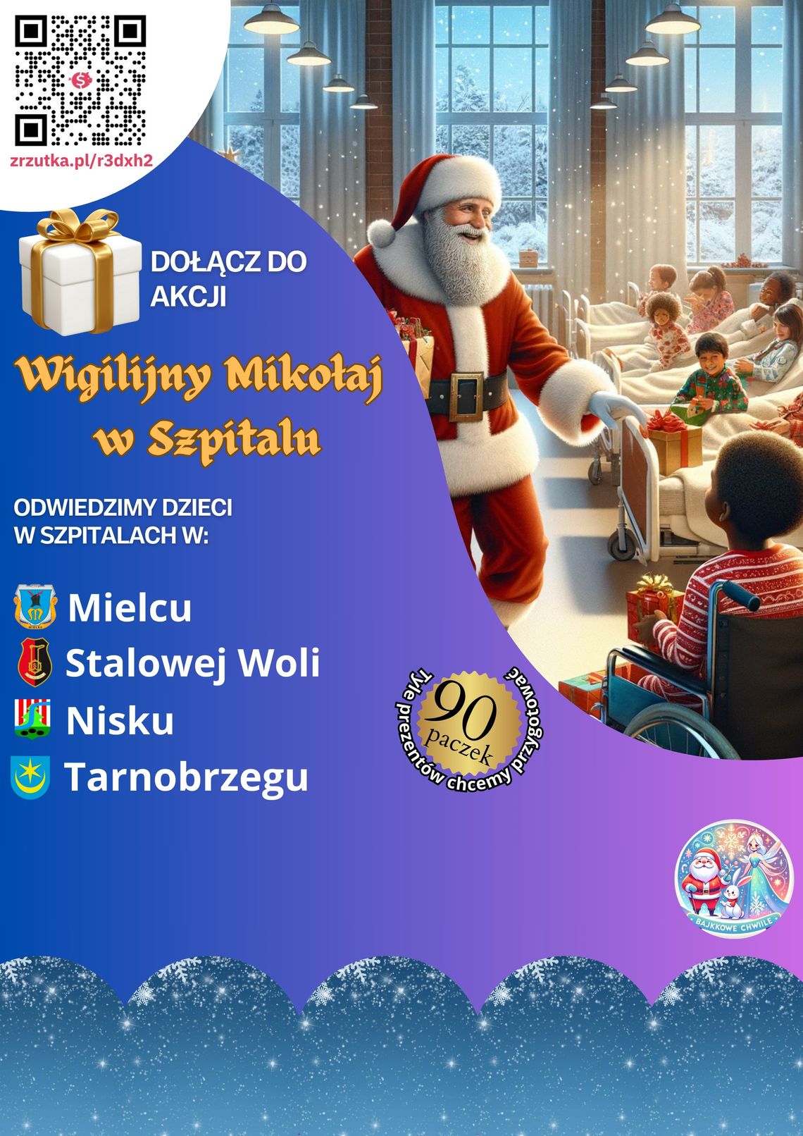 “Wigilijny Mikołaj w Szpitalu”: Świąteczna Radość dla Dzieci w Szpitalach