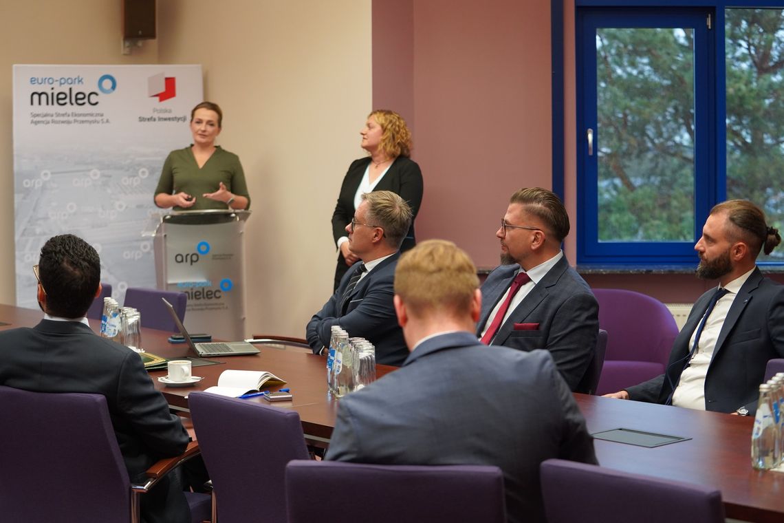 Wizyta przedstawiciela Przemysłu i Handlu Królestwa Marokańskiego w SSE Euro-Park Mielec Wizyta przedstawiciela Przemysłu i Handlu Królestwa Marokańskiego w SSE Euro-Park Mielec