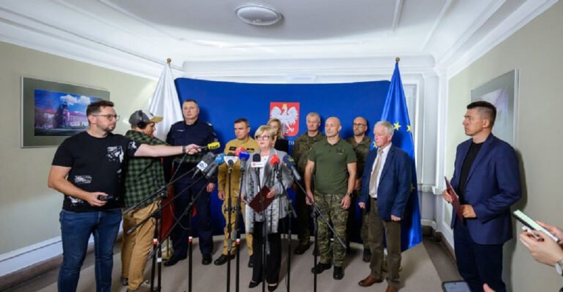 Wojewoda podkarpacka o działaniach w związku naruszeniem przestrzeni powietrznej Polski