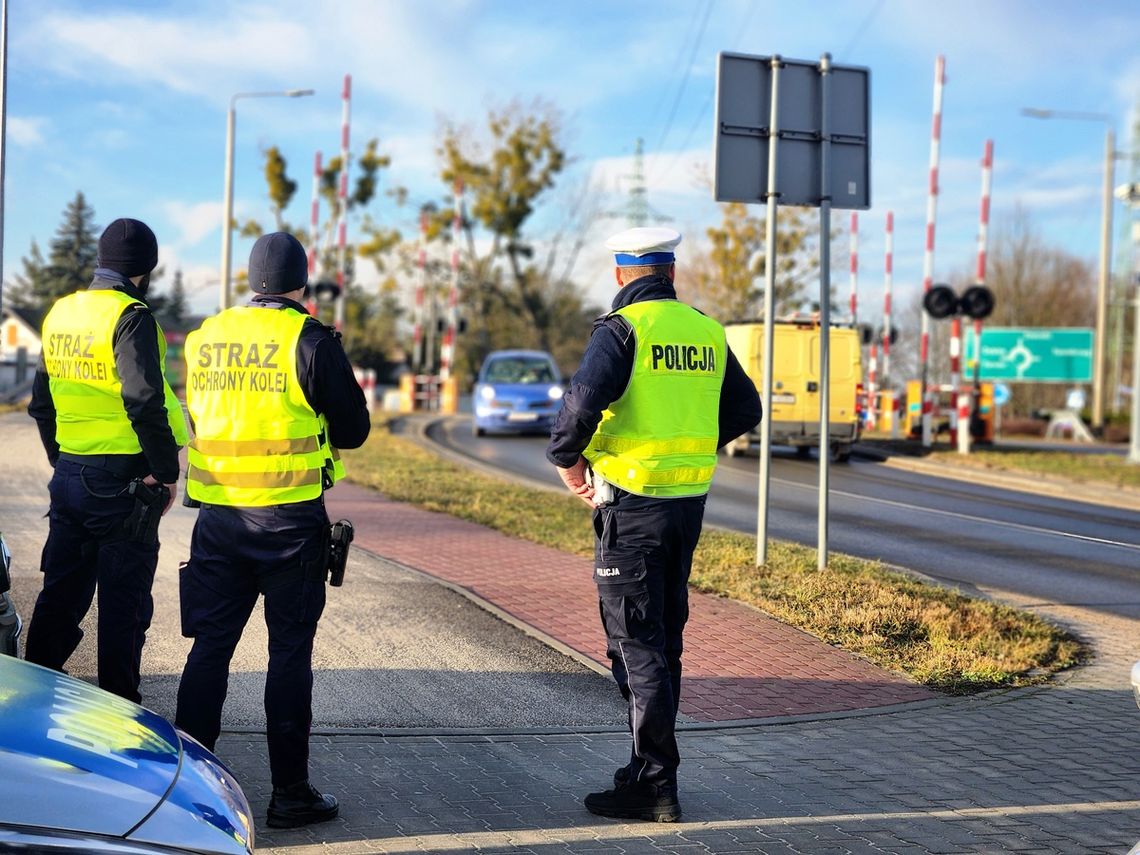 Wspólnie działania mieleckiej Policji i Straży Ochrony Kolei.