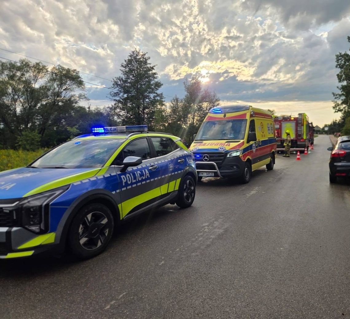 Wypadek motocyklisty w gminie Radomyśl Wielki Wypadek motocyklisty w gminie Radomyśl Wielki