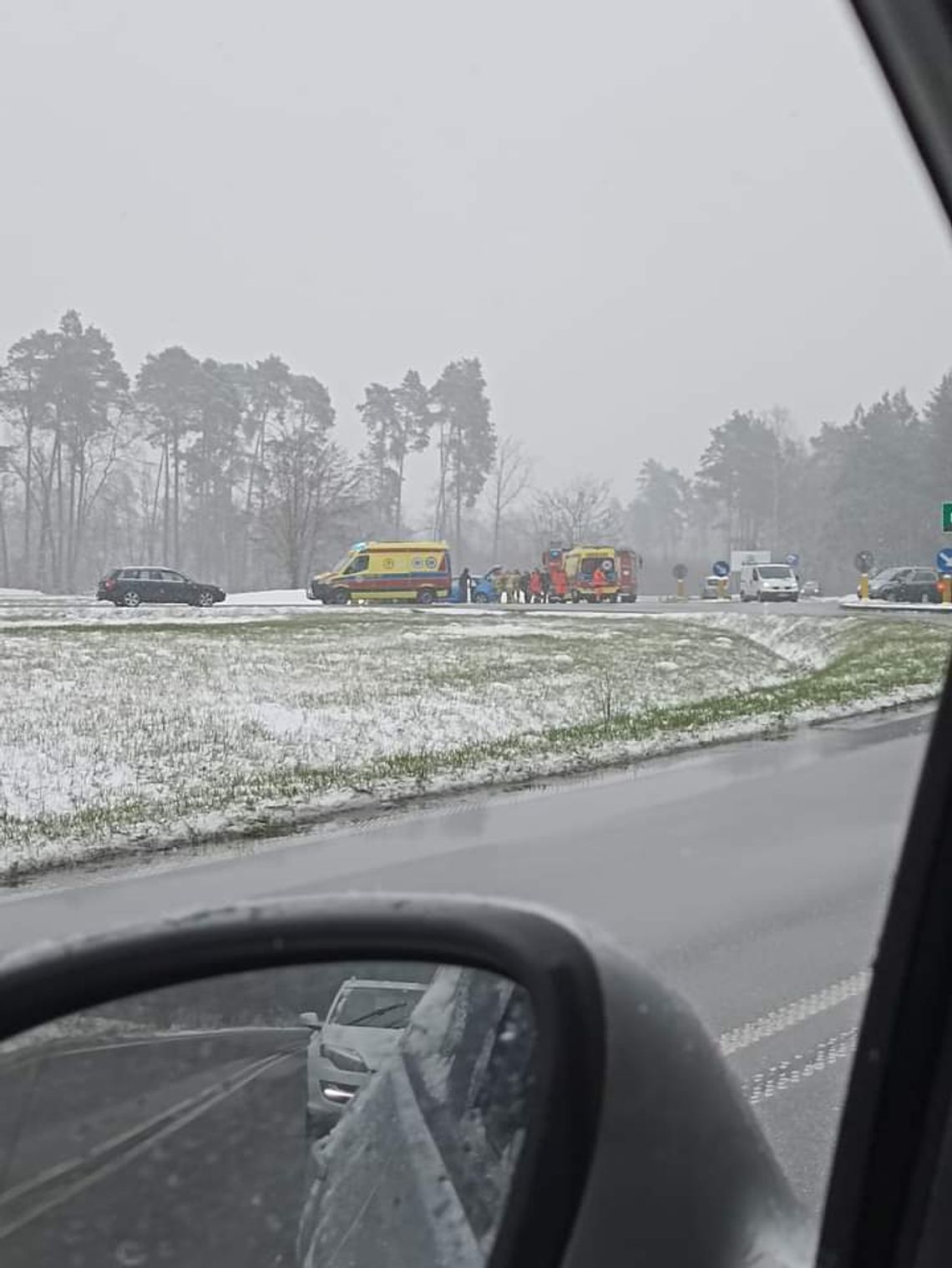 Wypadek na obwodnicy. Jedna osoba trafiła do szpitala