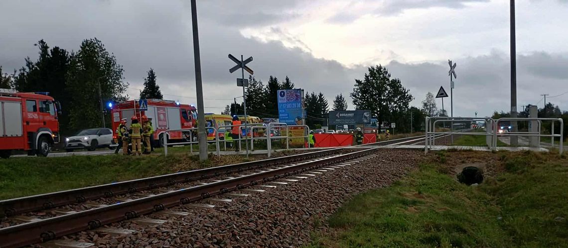 Dwie osoby nie żyją pod Mielcem. Dziadek i wnuczka zostali potrąceni przez pociąg