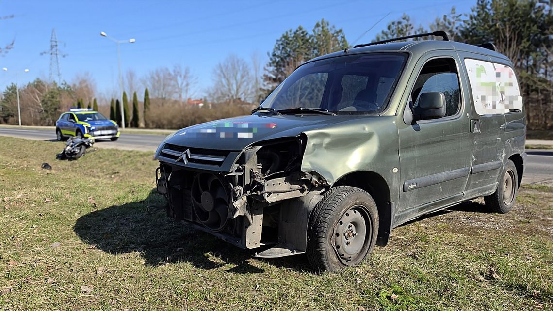 WYPADEK! Ranny motocyklista. Utrudnienia na ulicy Padykuły w Mielcu