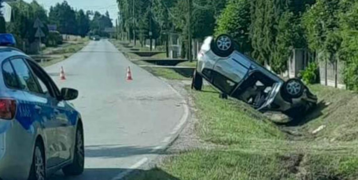 Wypadek w Czerminie. Kierujący był pijany