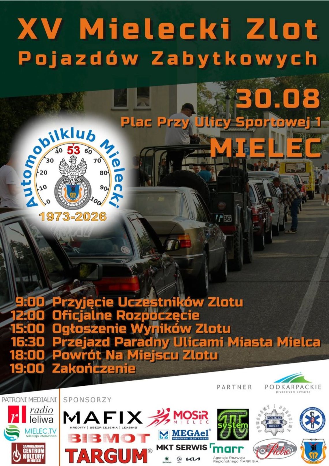 XV Mielecki Zlot Pojazdów Zabytkowych w Mielcu już w niedzielę XV Mielecki Zlot Pojazdów Zabytkowych w Mielcu już w niedzielę