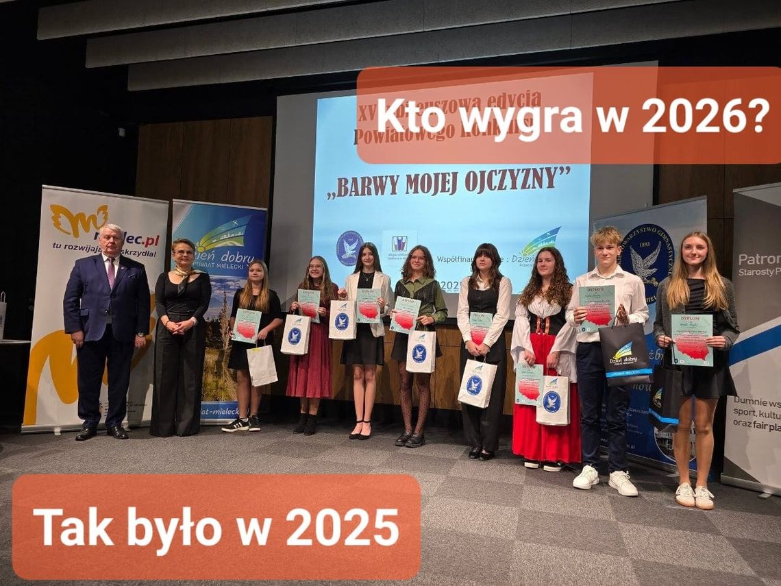 XVI edycja Powiatowego Konkursu "Barwy Mojej Ojczyzny"