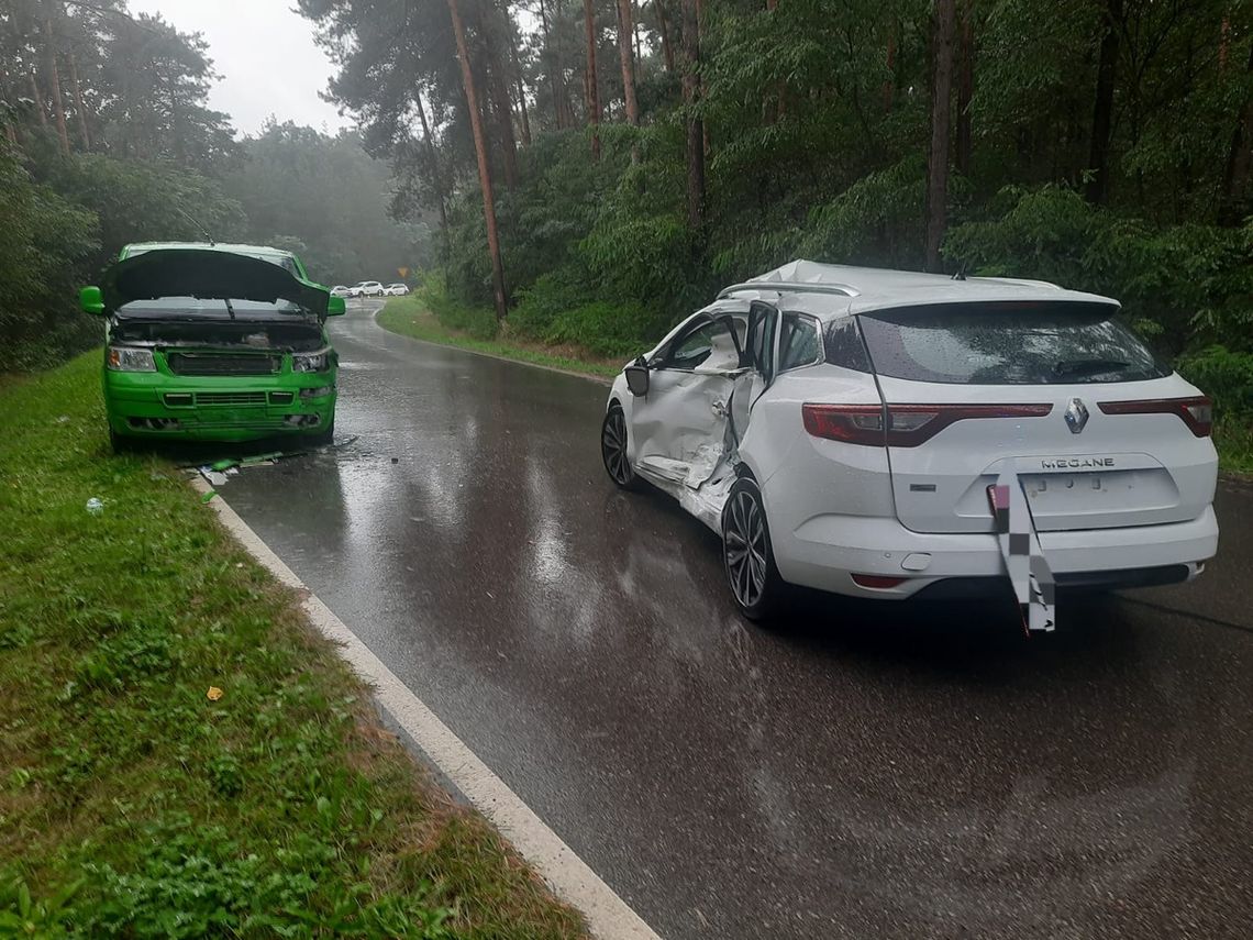 Zdarzenie drogowe przy mieleckiej obwodnicy