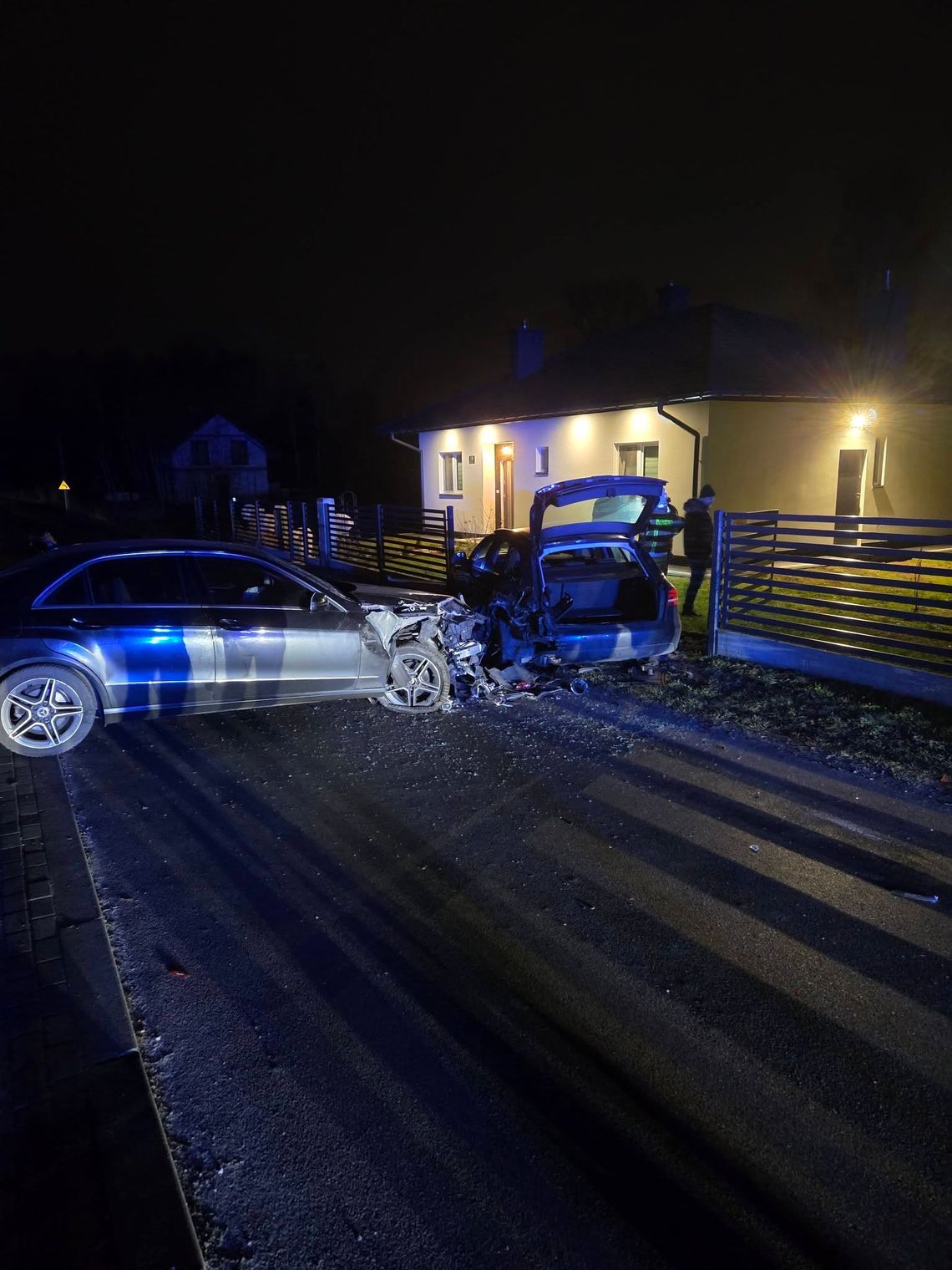 Zderzenie samochodów w powiecie kolbuszowskim Zderzenie samochodów w powiecie kolbuszowskim