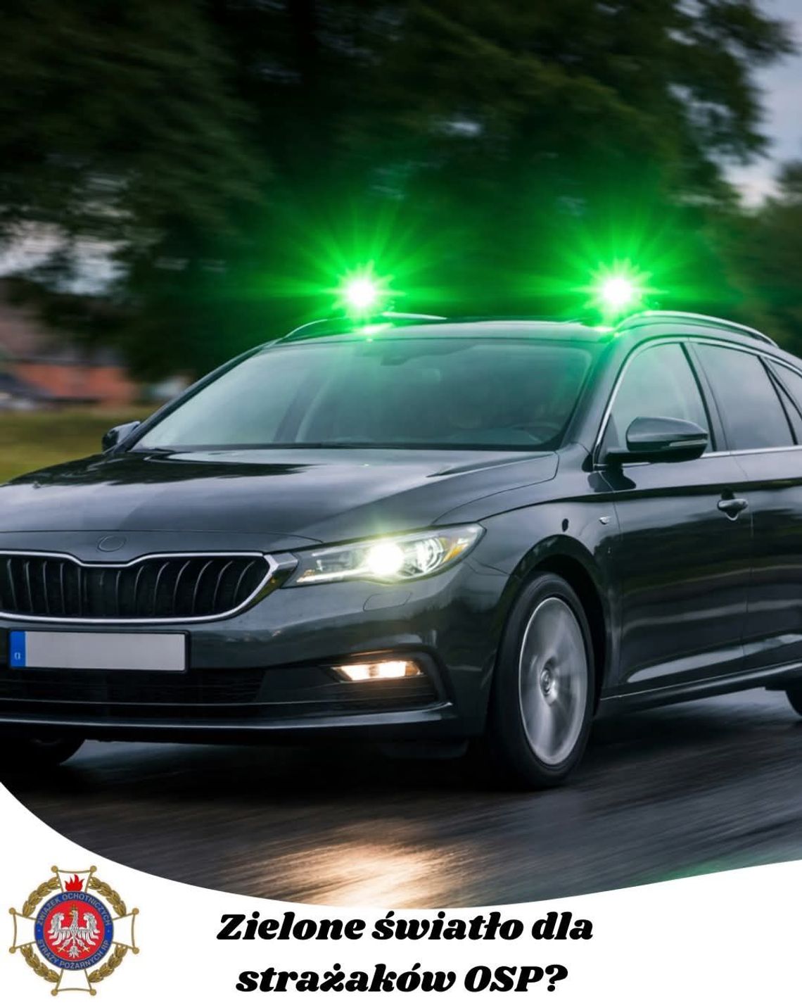 Zielone sygnały błyskowe dla strażaków OSP – projekt zmian w przepisach!