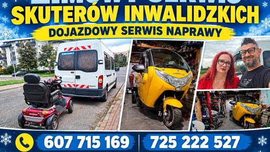 DOJAZDOWY SERWIS SKUTERÓW INWALIDZKICH Mielec - ZADBAJ O SPRZĘT ZIMĄ