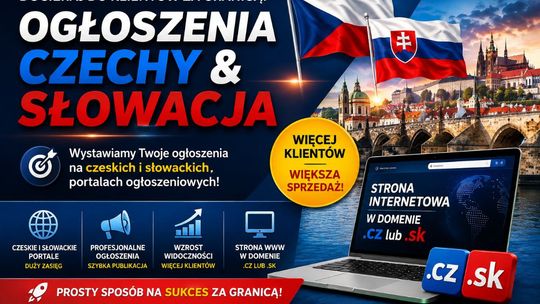 Dotrzyj z ofertą do Czech i na Słowację przez ogłoszenia