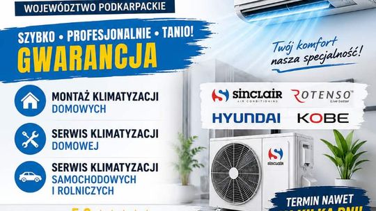 Montaż klimatyzacji Jarosław Przemyśl Rzeszów i okolice  TERMNET