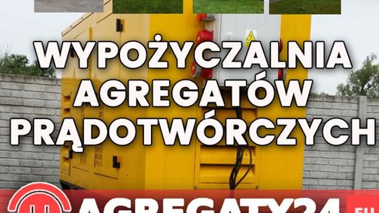 Wynajem agregatów prądotwórczych o różnej mocy