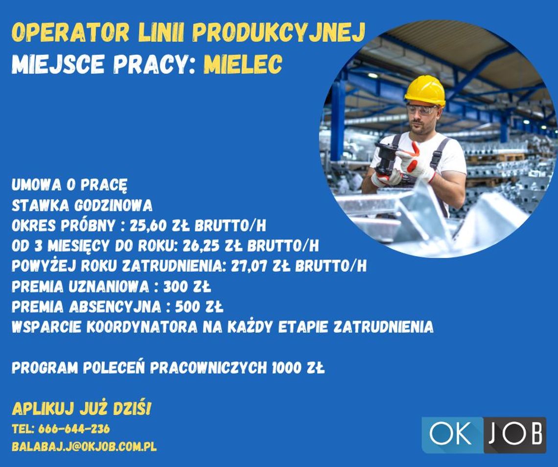 Operator lini produkcyjnej