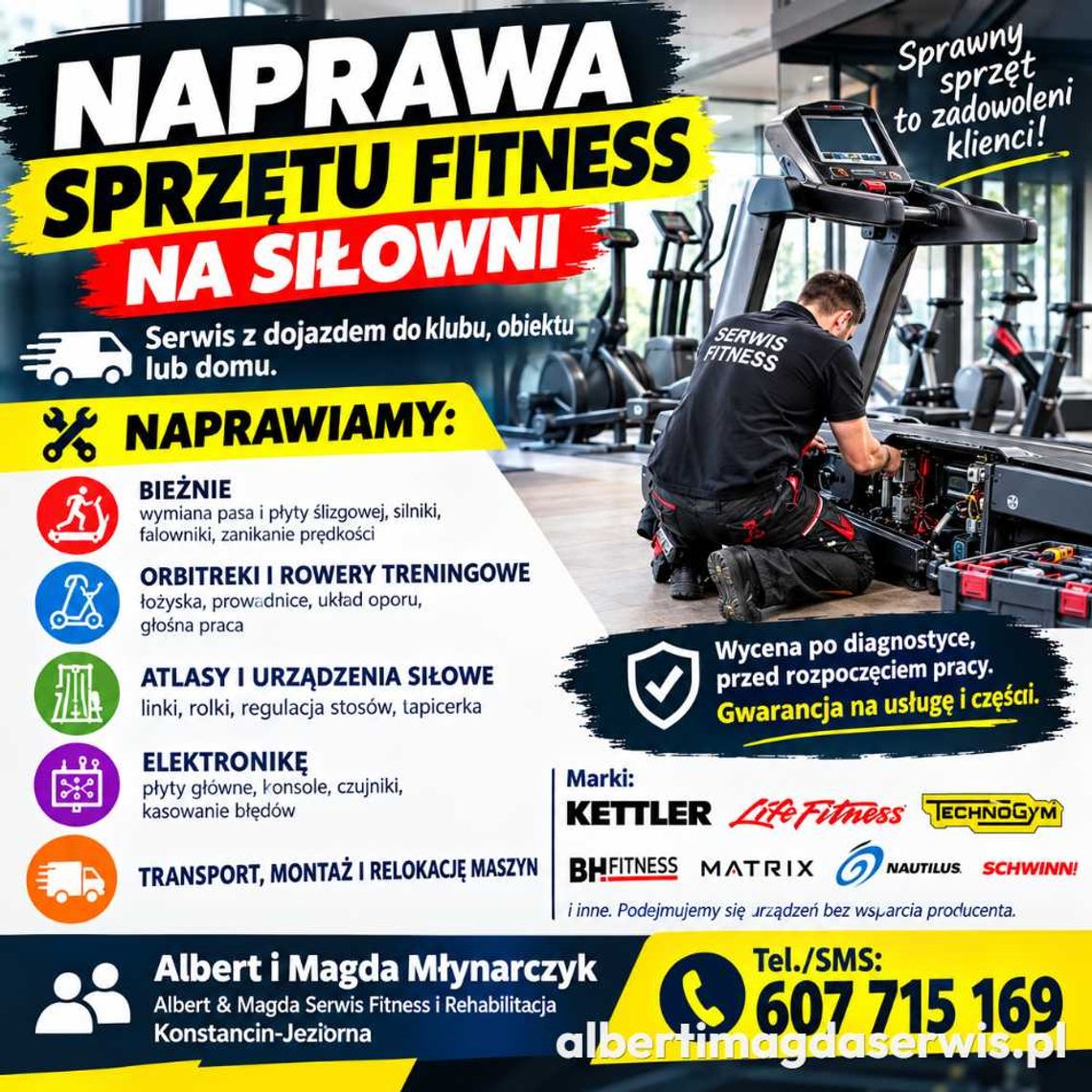 Serwis Siłowni Mielec Sprzętu Fitness/ Rehabilitacyjnego Serwis Siłowni Mielec Sprzętu Fitness/ Rehabilitacyjnego