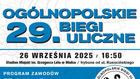 29. Ogólnopolskie Biegi Uliczne – Mielec 2025