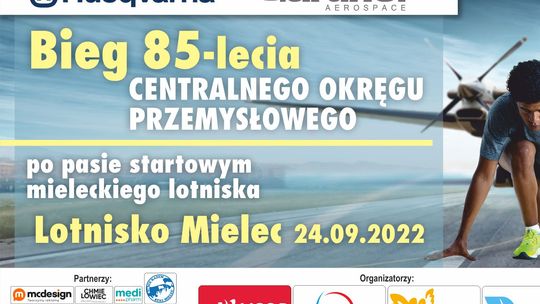 Bieg 85-lecia COP-u na mieleckim Lotnisku