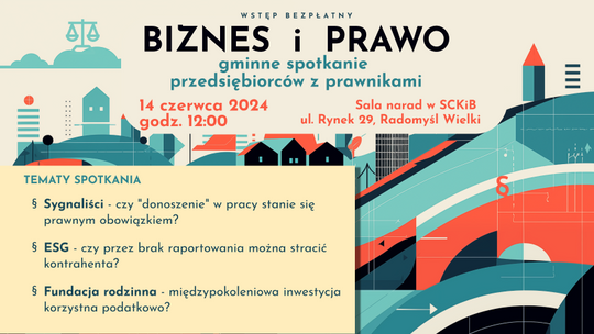 Gminne spotkanie przedsiębiorców z prawnikami pod hasłem "Biznes i prawo"