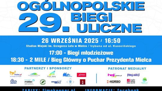 Już jutro pobiegną. Chcą zdobyć Puchar Prezydenta Miasta Mielca