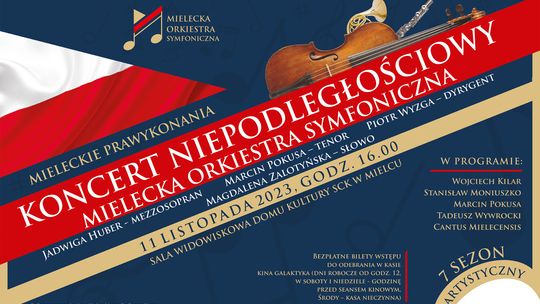 Koncert Niepodległościowy Mieleckiej Orkiestry Symfonicznej