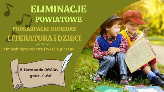 Konkurs "LITERATURA I DZIECI" - eliminacje powiatowe