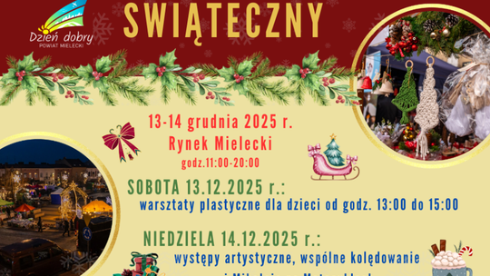 Magia Świąt na Rynku Mieleckim: Powiatowy Jarmark Świąteczny zaprasza! Magia Świąt na Rynku Mieleckim: Powiatowy Jarmark Świąteczny zaprasza!
