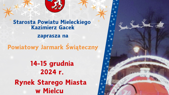 Mielec. W tym roku jarmark świąteczny potrwa dwa dni!
