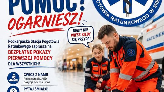 Pierwsza pomoc w Galerii Navigator w Mielcu